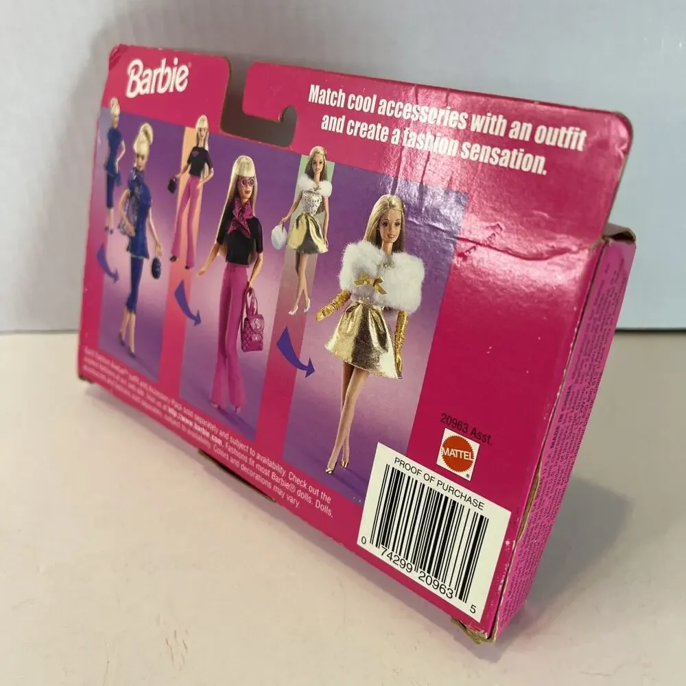 Mattel Barbie 1998 Fashion AVENUE Accessories SET#20963 - NEW IN BOX Shelf-ware